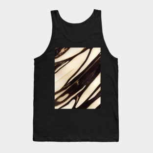 Black and white marble stone texture Tank Top